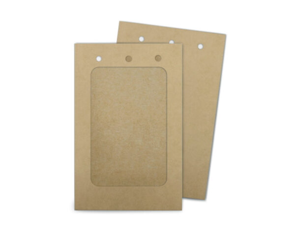 Pochette porte badge d’identification 90x140 mm papier eco