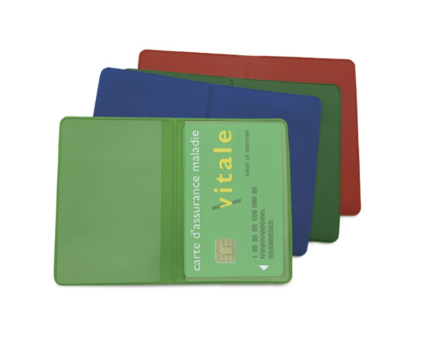 Étui pvc souple pour 2 cartes